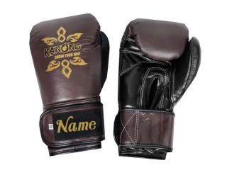 Guantes de boxeo personalizados (cuero) : KNGCUST-R-417