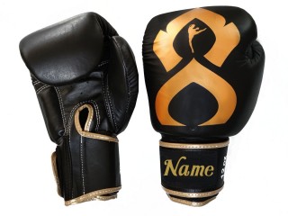 Guantes de Muay Thai personalizados (cuero) : KNGCUST-R-421