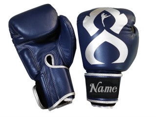 Guantes de Muay Thai personalizados (cuero)  : KNGCUST-R-424