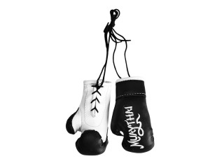 Colgando guantes de boxeo pequeños Kanong : Negro