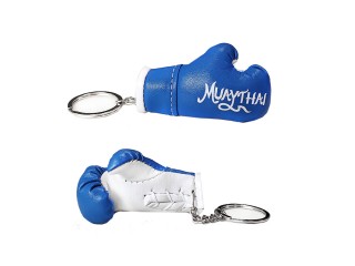 Llavero de guantes de Muay Thai Kanong : Azul