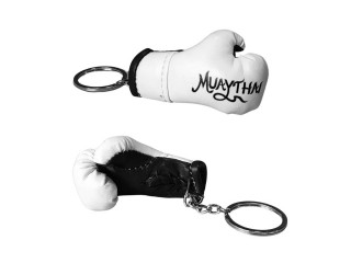 Llavero de guantes de boxeo Kanong : Blanco