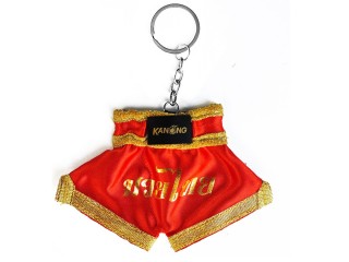 Llavero pantalones cortos Kanong Muay Thai : Rojo