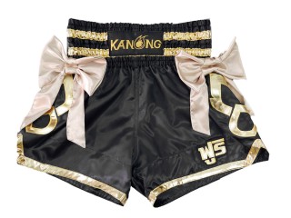 Pantalones de kick boxing Personalizados : KNSCUST-1232 Negro