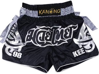 Pantalones de kick boxing Personalizados : KNSCUST-1238 Negro