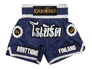 Pantalones Muay Thai Personalizados : KNSCUST-1242-Marina