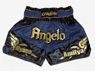 Shorts muay thai Personalizados : KNSCUST-1248-Marina