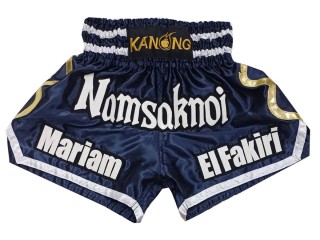 Shorts muay thai Personalizados : KNSCUST-1250-Marina