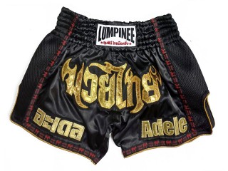 Pantalones Muay Thai Personalizados : KNSCUST-1253 Negro