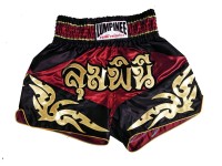 Pantalón Muay Thai Lumpinee : LUM-049-Rojo