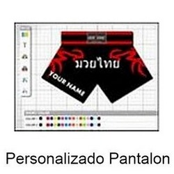 Pantalones Muay Thai Lumpinee : LUMRTO-005-Negro